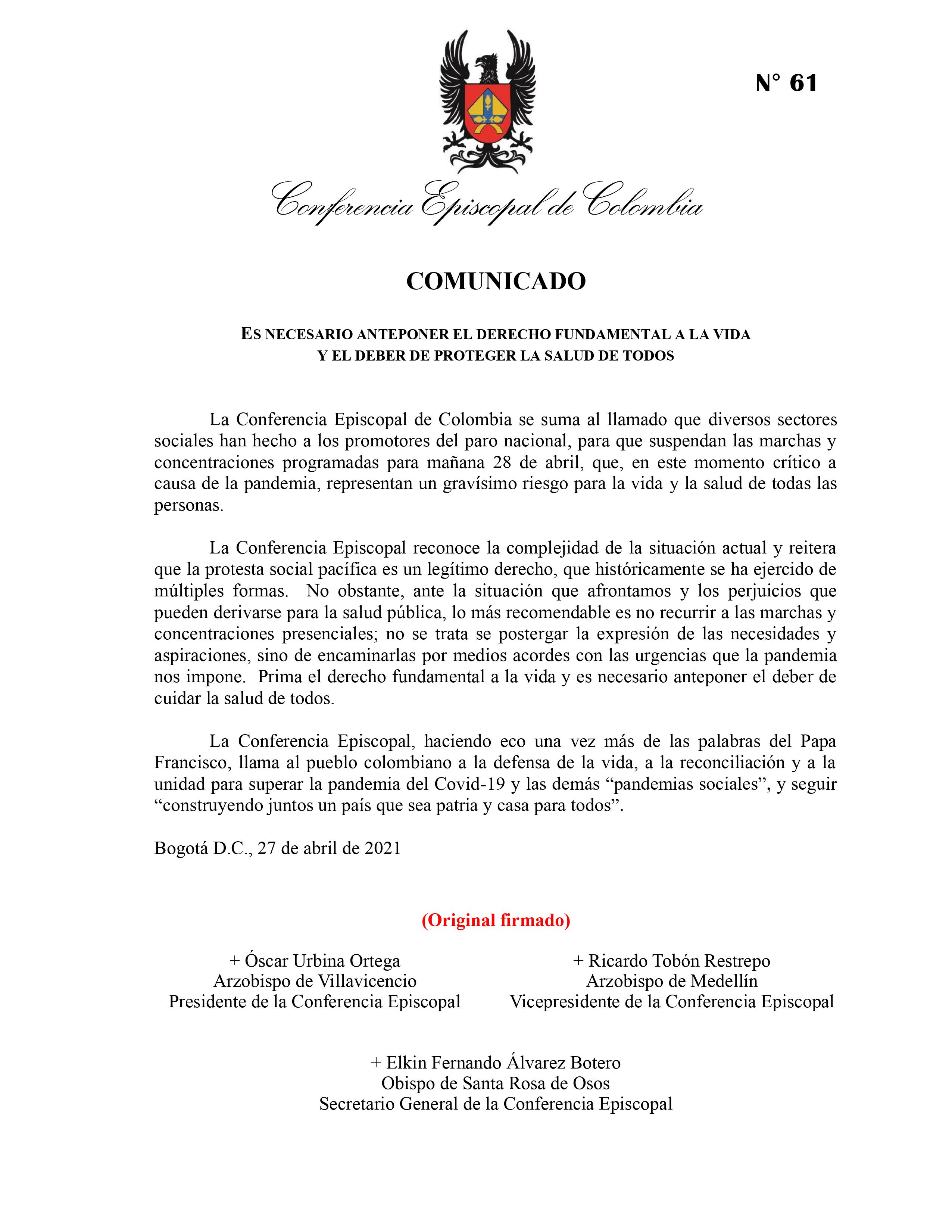 Comunicado