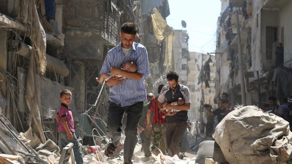 El Papa pide un alto al fuego en Siria, aboga por la vida de los niños