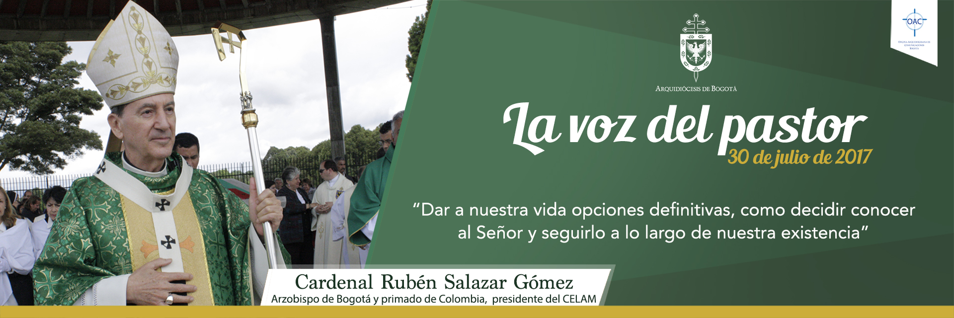 La voz del pastor 30 de julio de 2017
