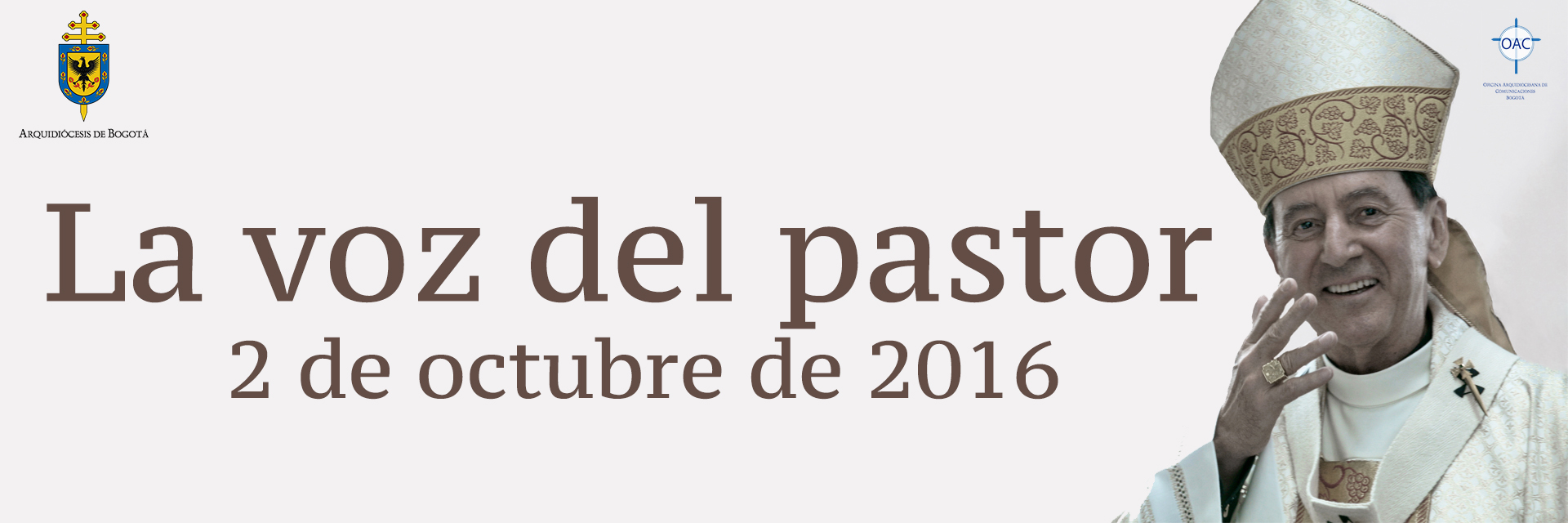 La voz del pastor 2 de octubre de 2016
