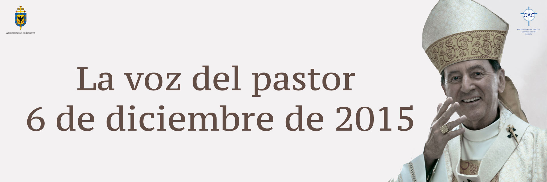 La voz del pastor 6 de diciembre de 2015