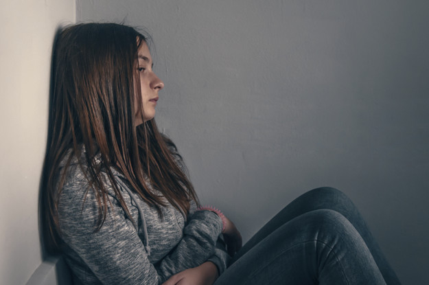 Adolescente triste