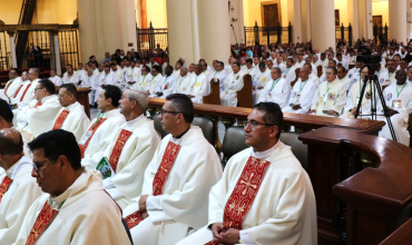Bogotá acogió a más de 600 sacerdotes y obispos de la región central del país en la celebración de su jubileo.